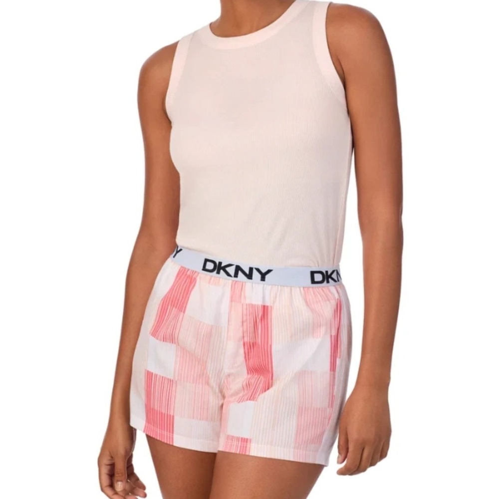 NEW DKNY Women s 2 Piece Soft Cozy Tank‎ & Short Set Size Large